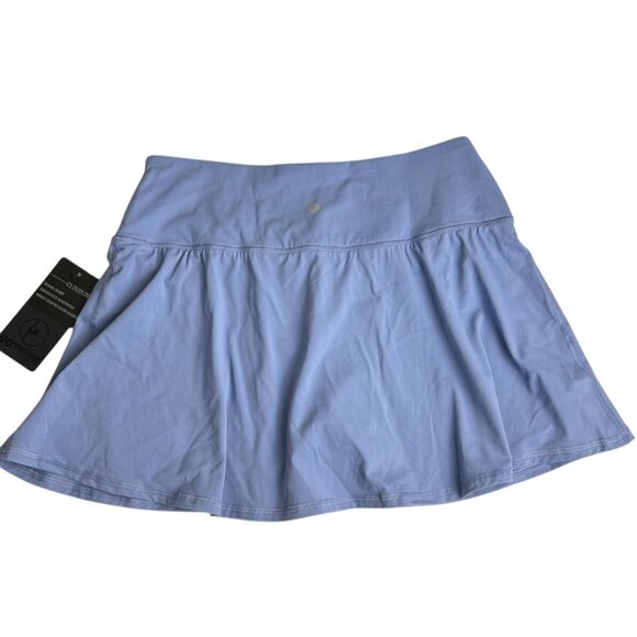 NWT 90 Degree Reflex Tennis Skirt  Blue Patterns Ruffle Back Skort Sz XL New - Picture 2 of 10